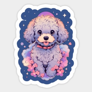 Cavapoo Pastel Goth Dog Sticker